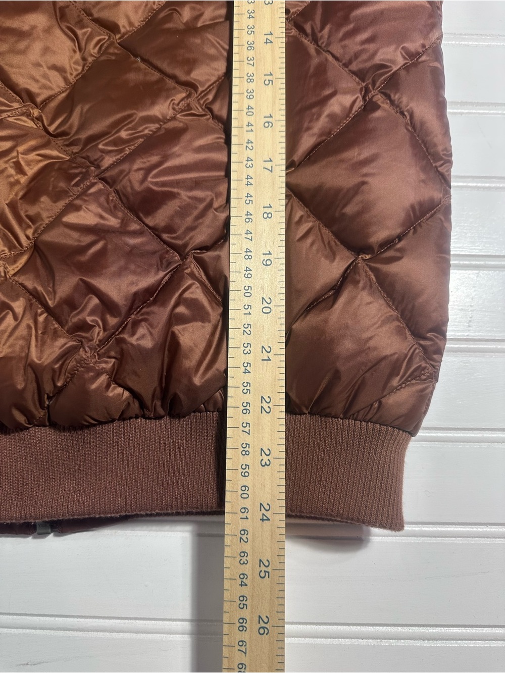 Patagonia brown quilted down filled puffer jacket women’s medium - Picture 11 of 11